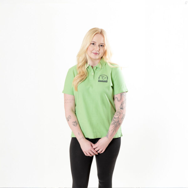 Ladies Lime Green Golf Shirt