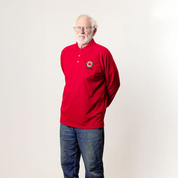 Red Long Sleeve Golf - Anniv Ed
