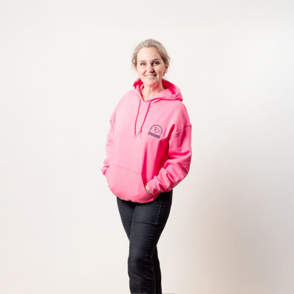 Bright Pink Hoodie - Image 2