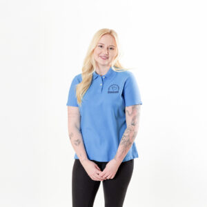 Ladies Ocean Blue Golf Shirt