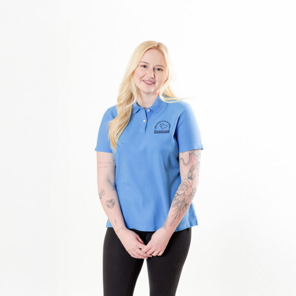 Ladies Ocean Blue Golf Shirt