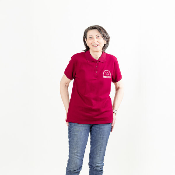 Ladies Wine Golf Shirt