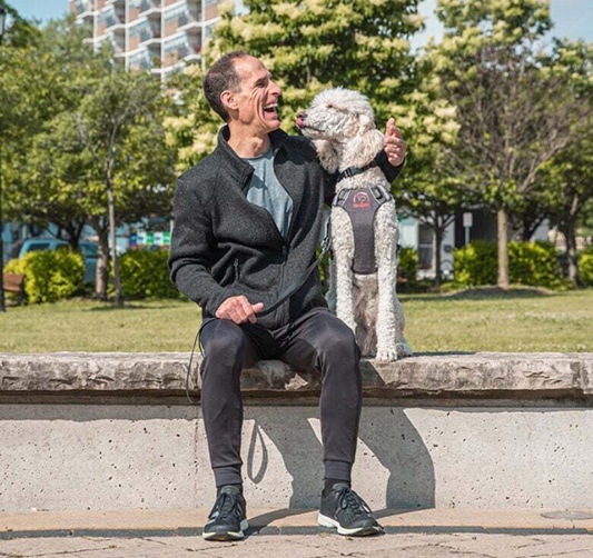 Canine Vision Client with CVC Dog Guide